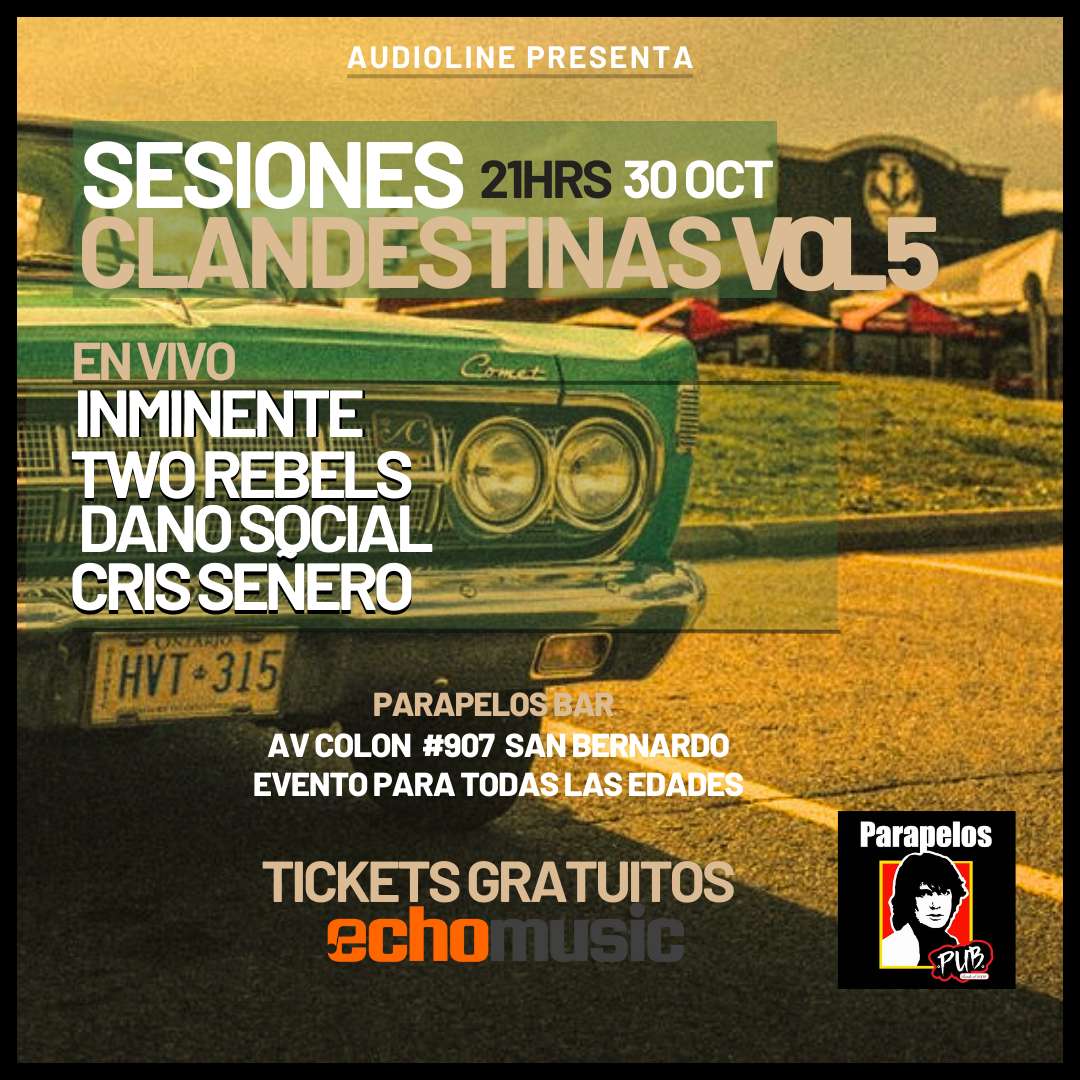 evento SESIONES CLANDESTINAS VOL 5