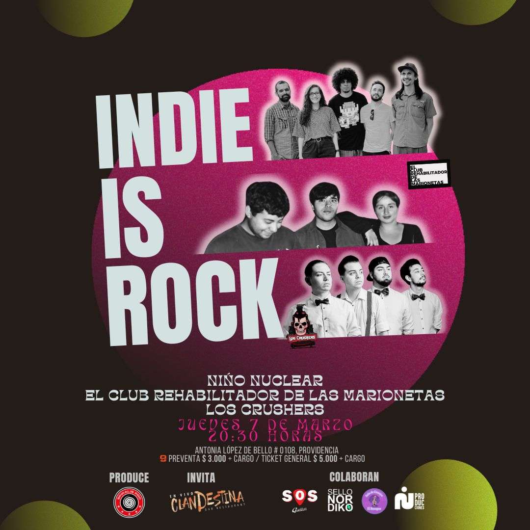 evento INDIE IS ROCK