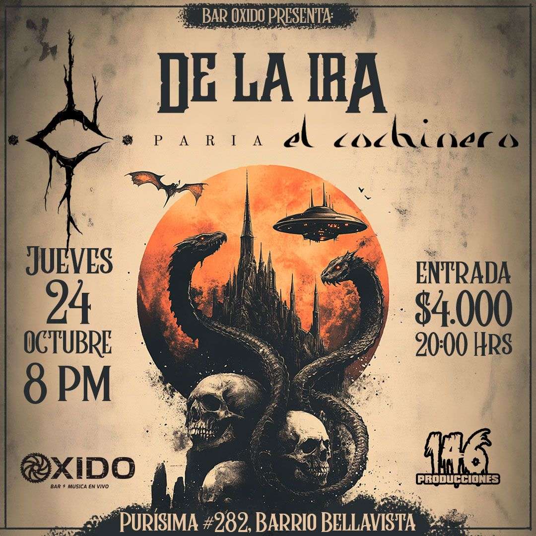 evento Noche en el Óxido