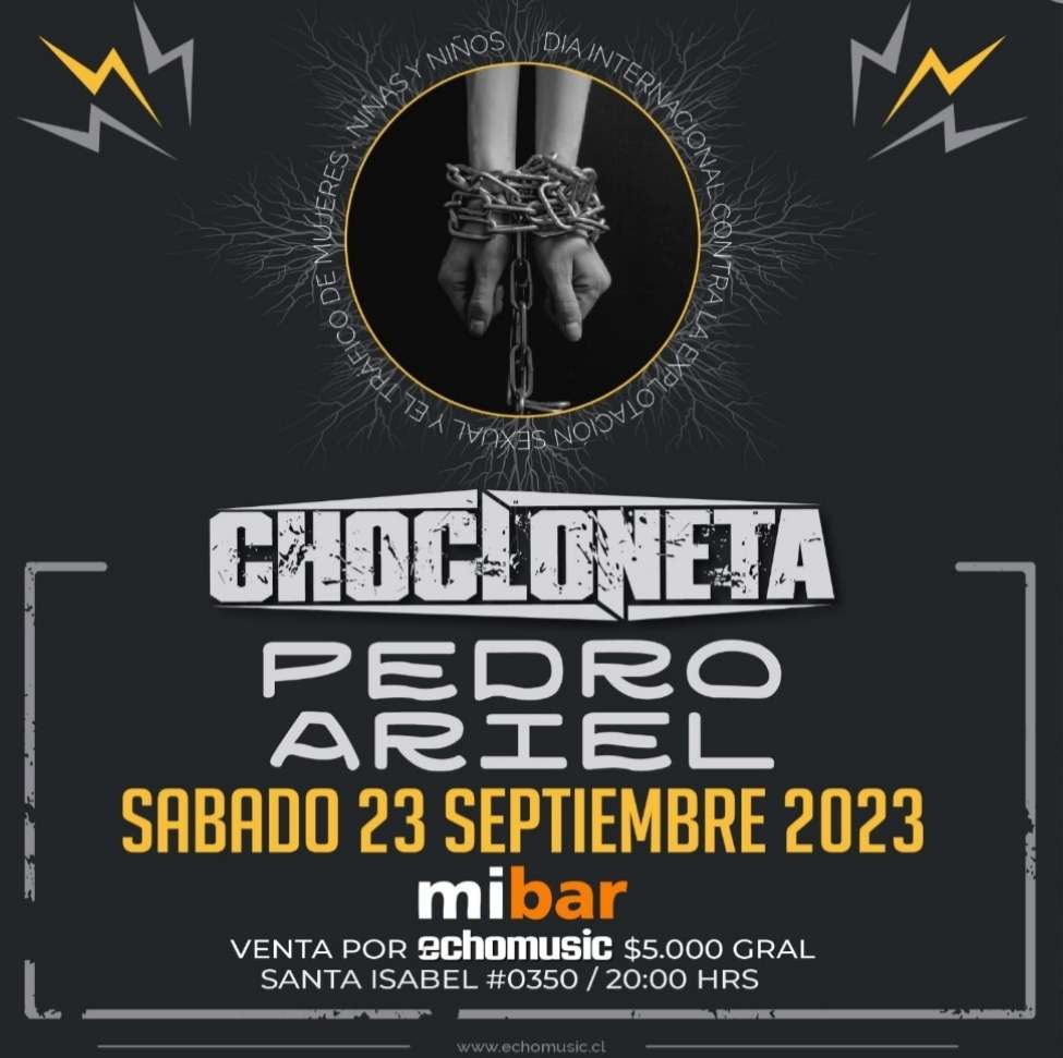evento Chocloneta y Pedro Ariel