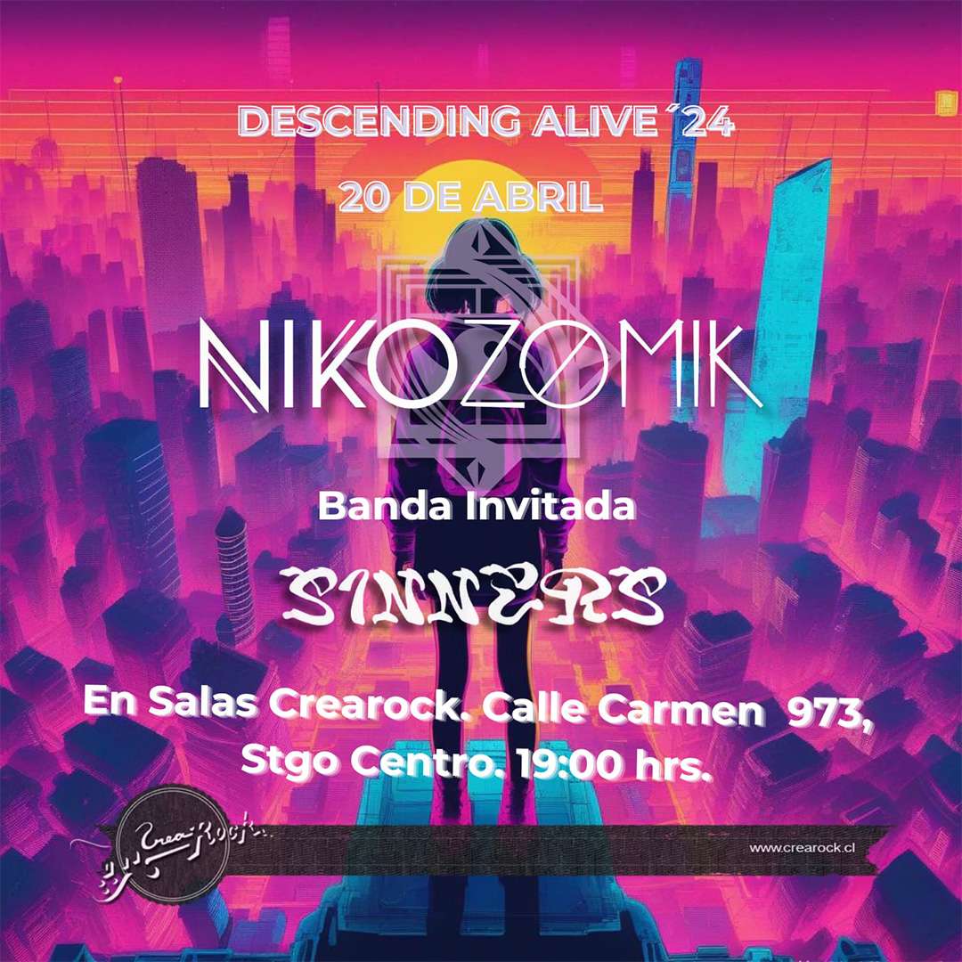 foto del evento Nikozomik - Descending Alive 2024