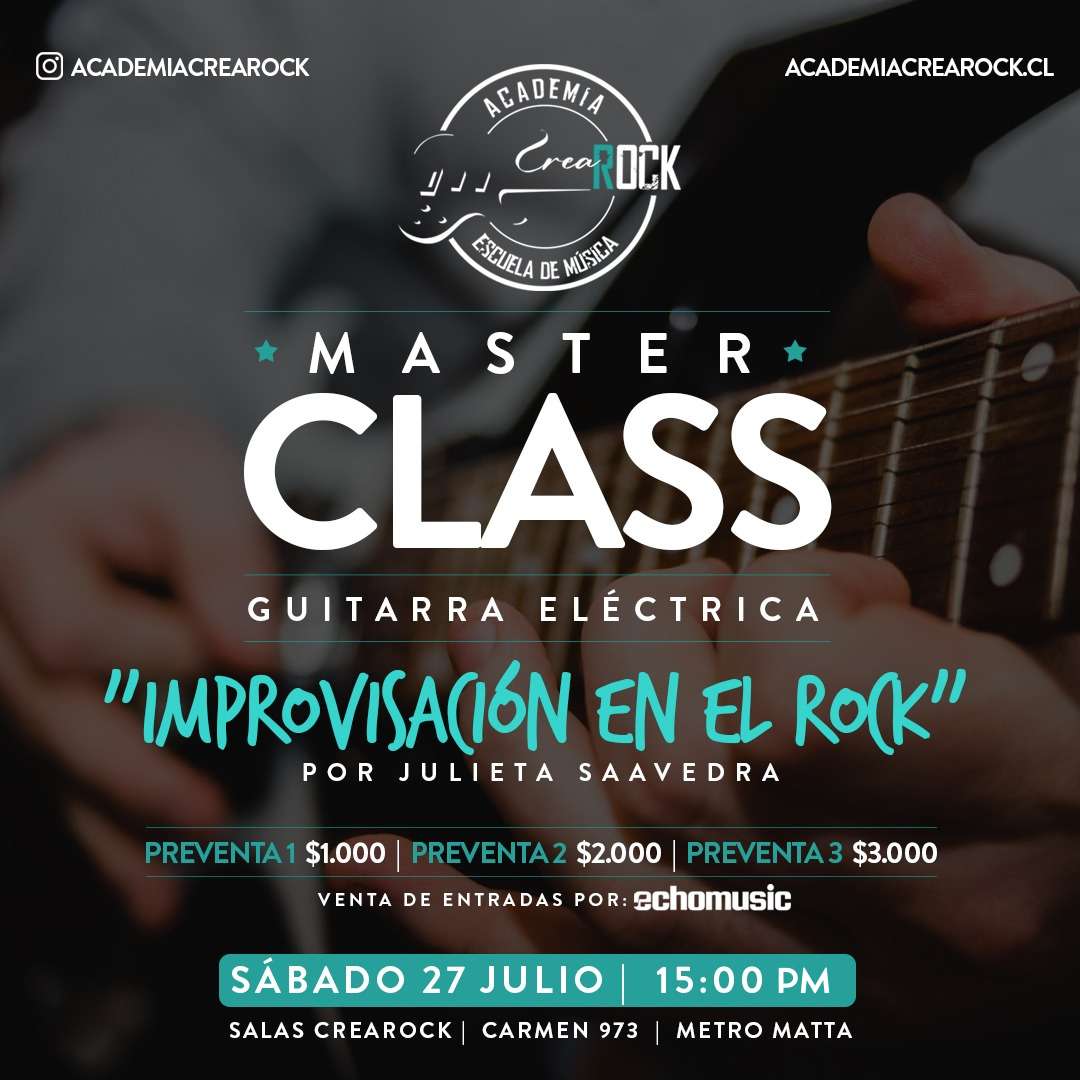evento Master Class: Improvisación en el Rock