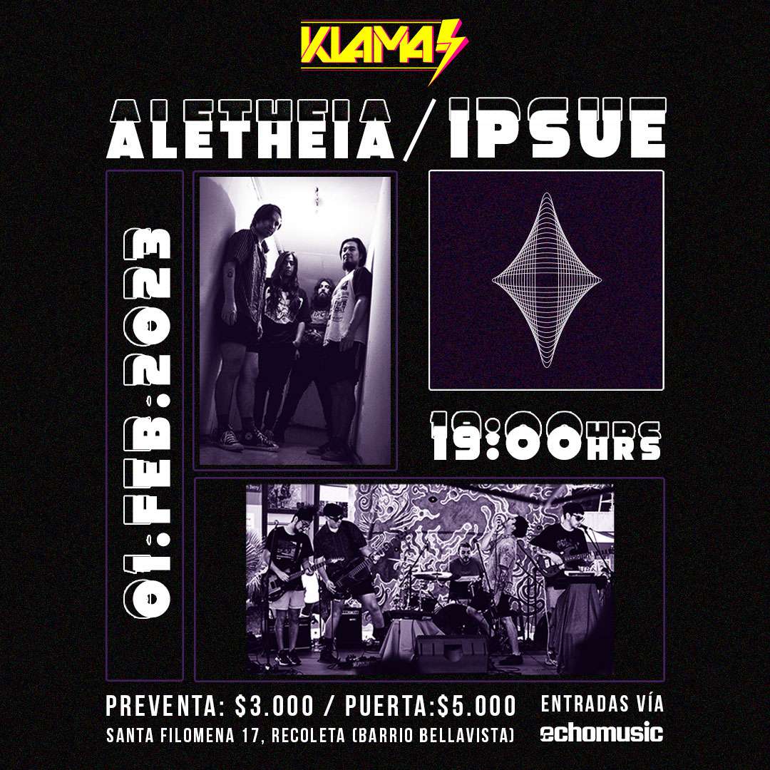 evento ALETHEIA + IPSUE en Klama Bar
