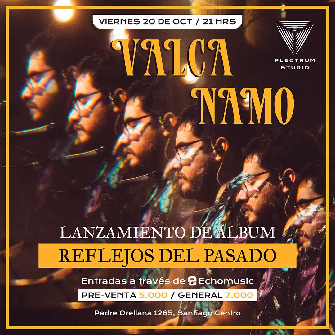 evento Valca Namo en vivo - Estreno  álbum Reflejos del Pasado