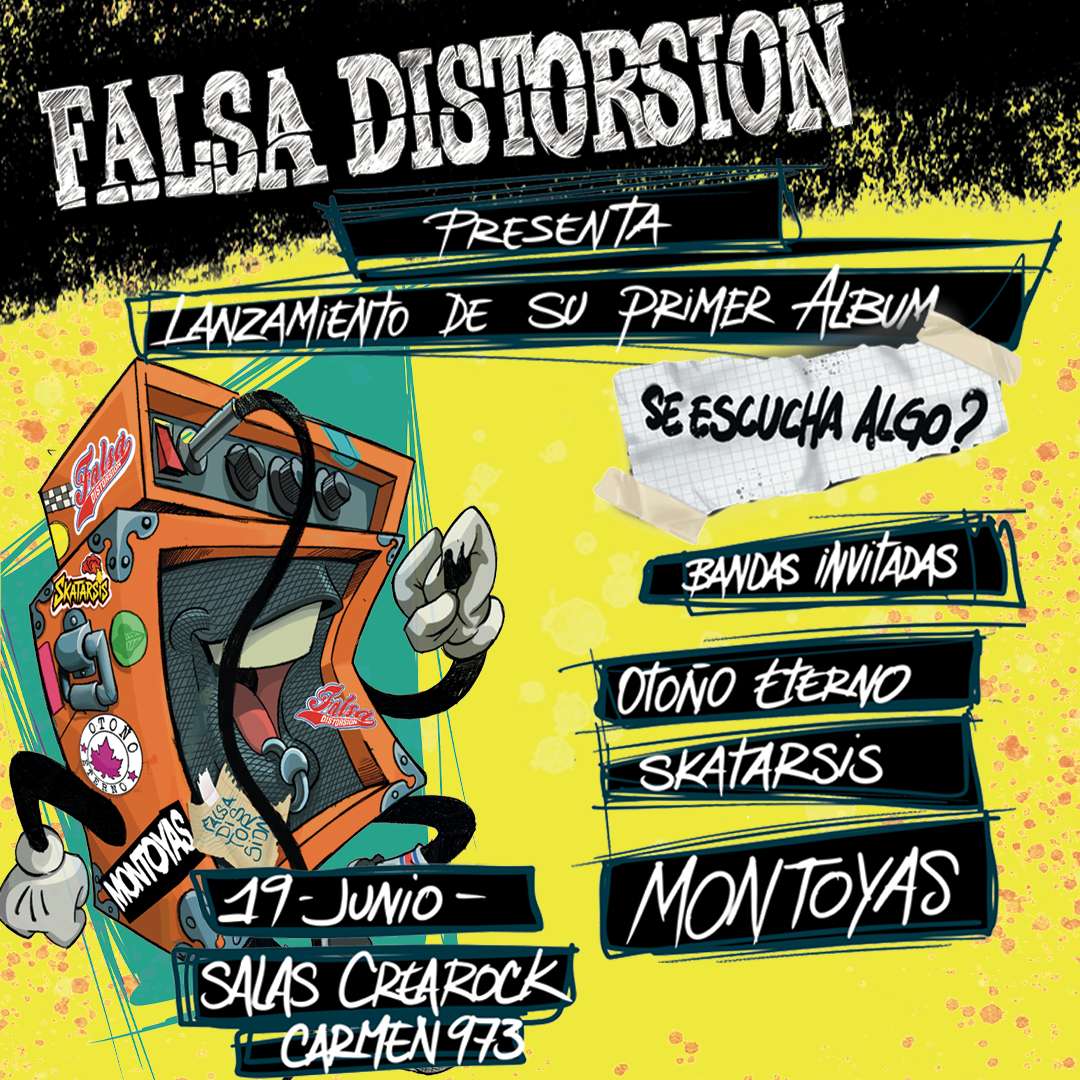 evento Lanzamiento Nuevo album Falsa Distorsión
