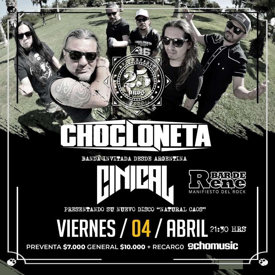 evento Chocloneta cumple 25 años !